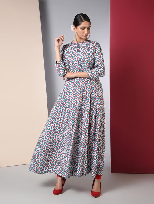 printed anarkali kurta - 16745707 - Very Small Image - 1