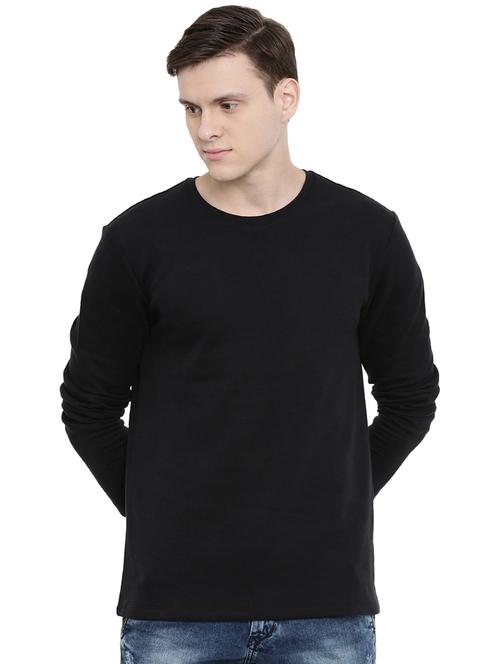 black solid t-shirt - 16745773 - Standard Image - 1