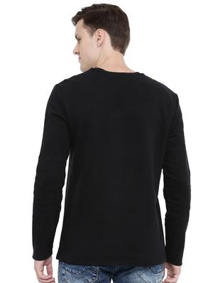black solid t-shirt - 16745773 - Standard Image - 3