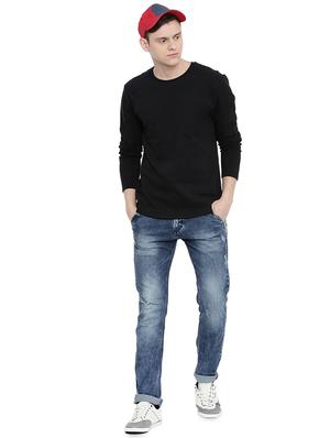 black solid t-shirt - 16745773 - Standard Image - 4