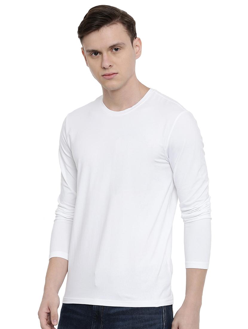 white solid t-shirt - 16745774 - Zoom Image - 2
