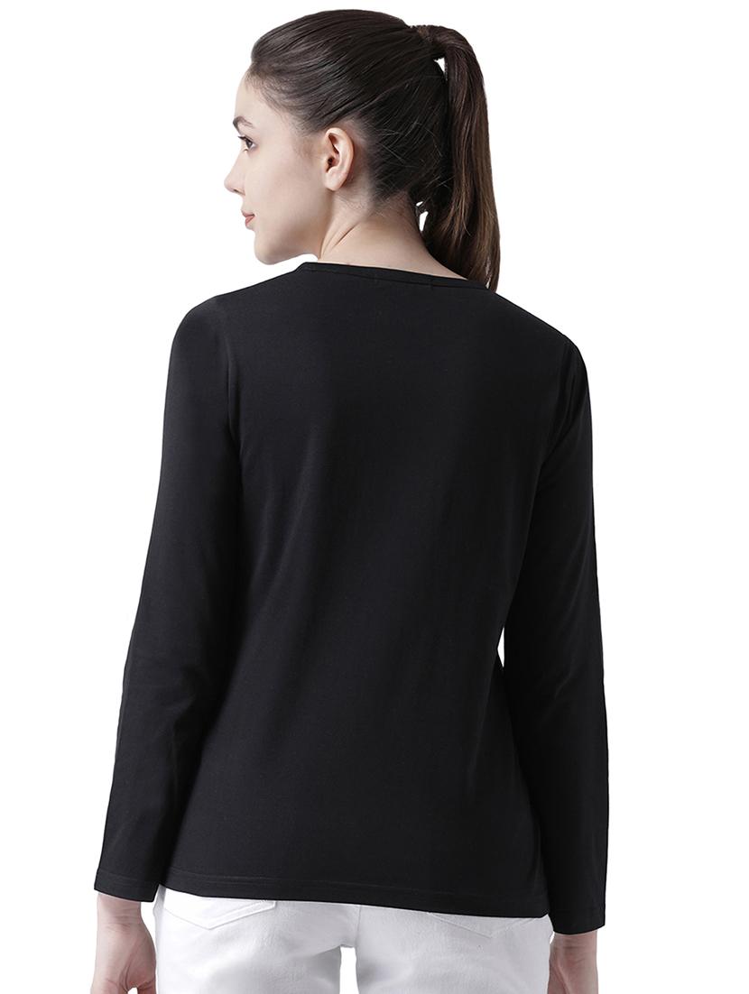 round neck long sleeved tee - 16745778 - Zoom Image - 3