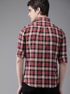 red checkered casual shirt - 16745897 - Standard Image - 3