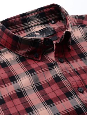 red checkered casual shirt - 16745897 - Standard Image - 5
