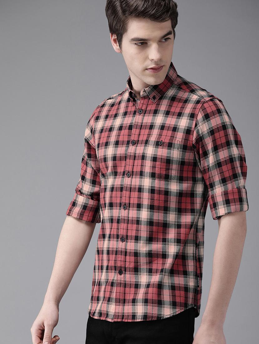 red checkered casual shirt - 16745897 - Zoom Image - 2