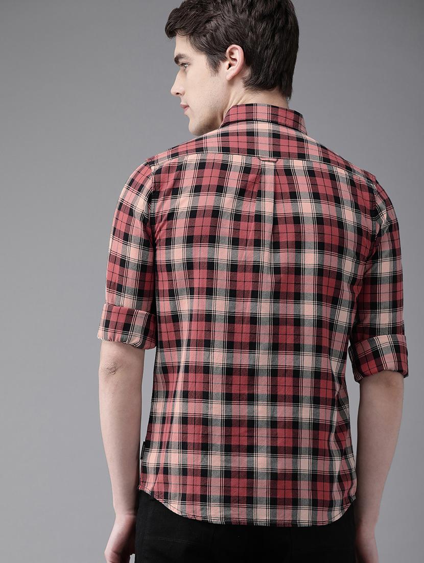 red checkered casual shirt - 16745897 - Zoom Image - 3