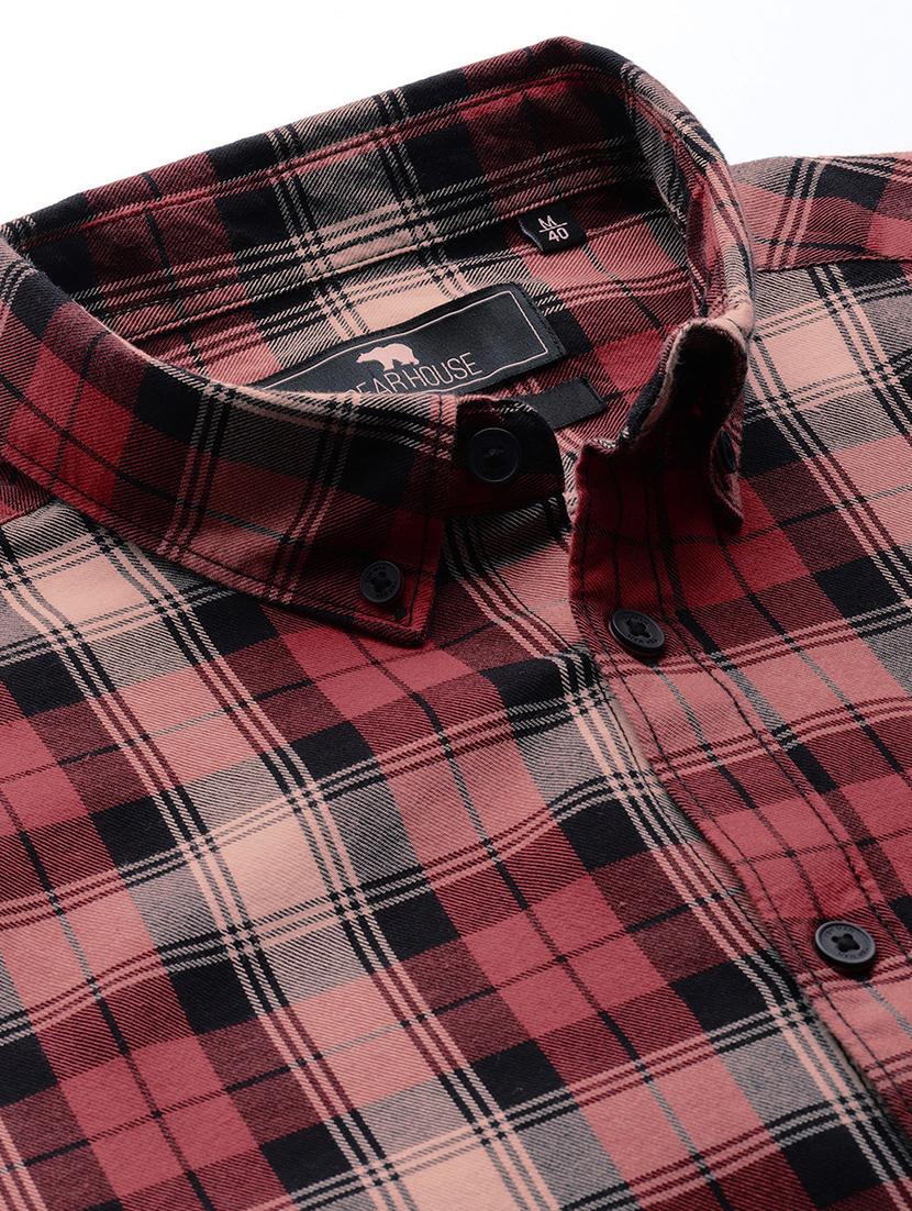 red checkered casual shirt - 16745897 - Zoom Image - 5