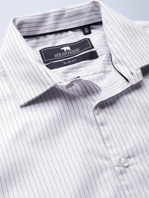 white striped formal shirt - 16745907 - Standard Image - 5