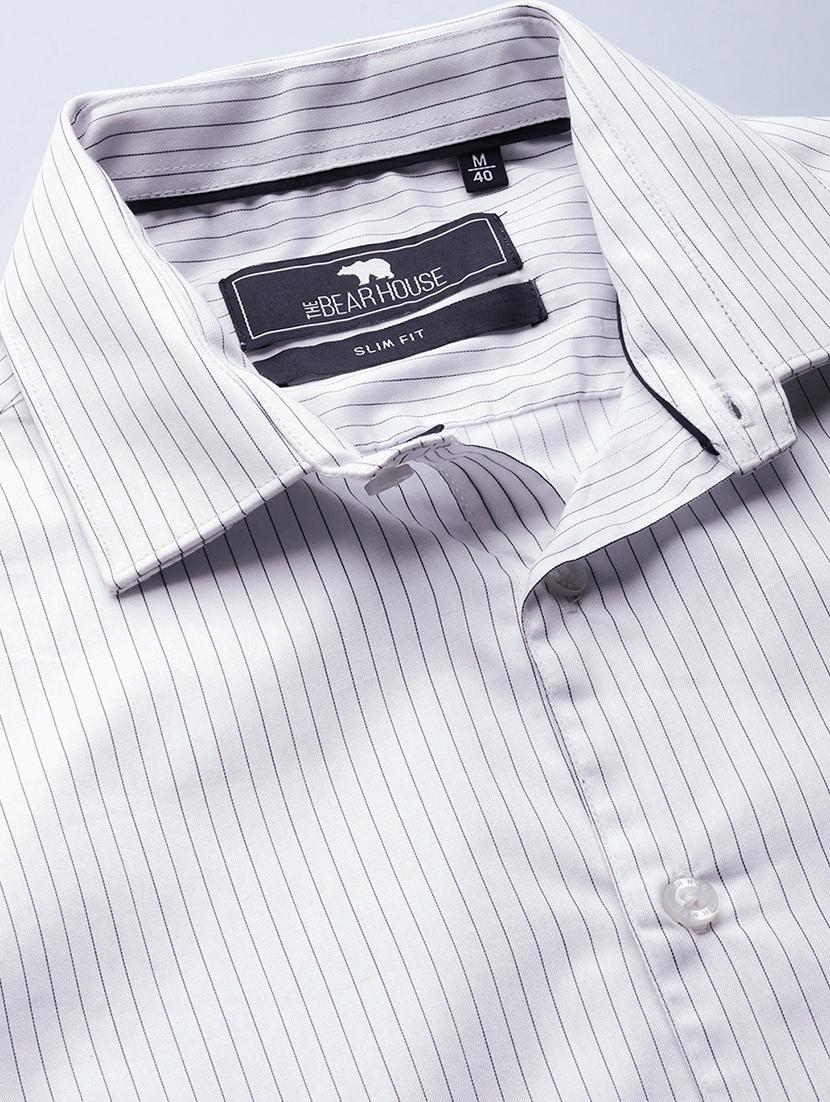 white striped formal shirt - 16745907 - Zoom Image - 5