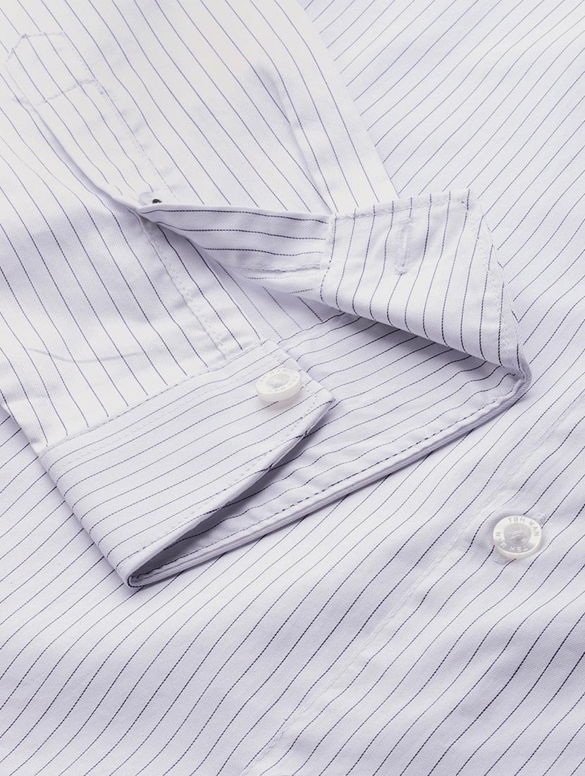 white striped formal shirt - 16745907 - Zoom Image - 6