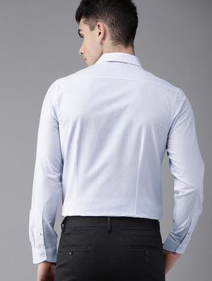 blue striped formal shirt - 16745908 - Standard Image - 3