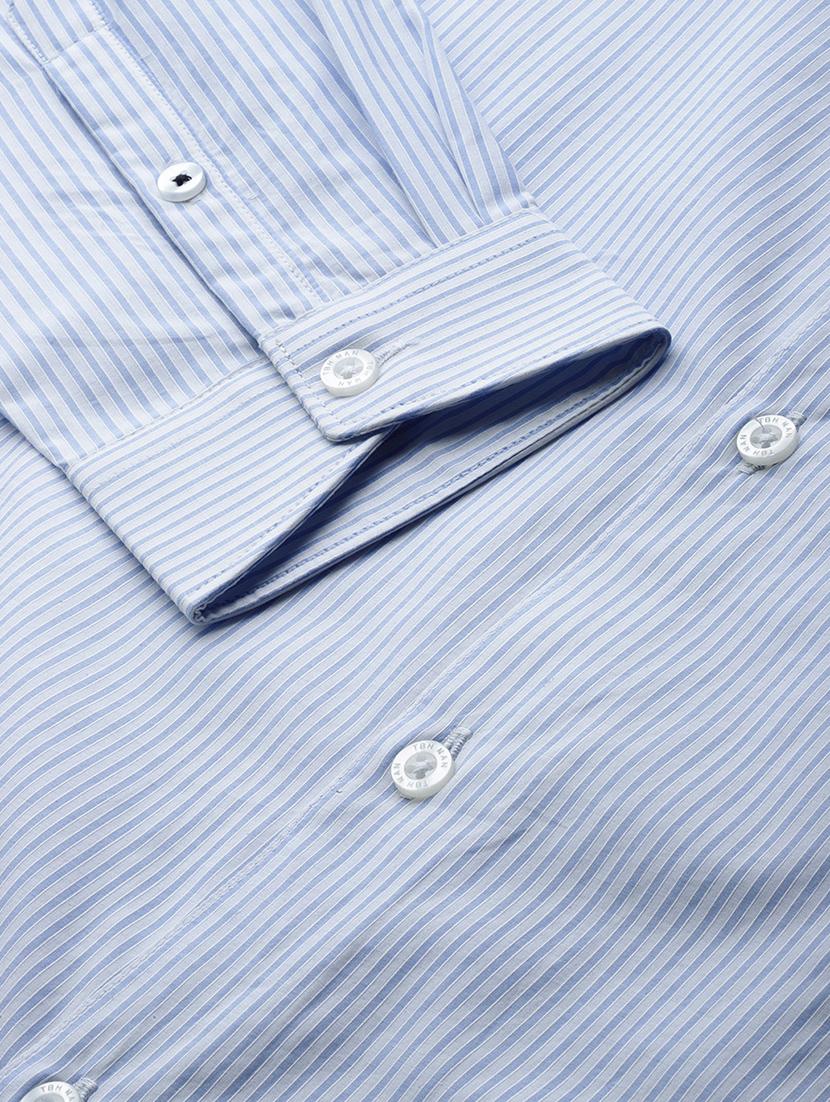 blue striped formal shirt - 16745908 - Zoom Image - 6