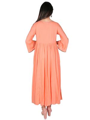 embroidered flared kurta - 16746386 - Standard Image - 3