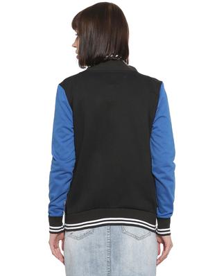 contrast ribbed color block jacket - 16746420 - Standard Image - 3
