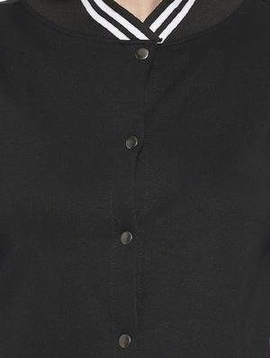 contrast ribbed color block jacket - 16746420 - Standard Image - 5