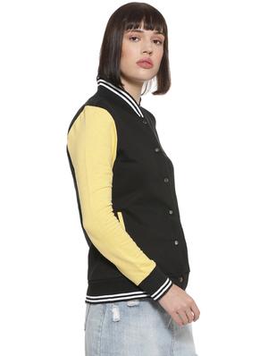 contrast ribbed color block jacket - 16746421 - Standard Image - 2