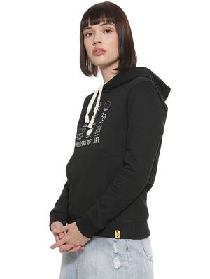 long sleeved quirky print hooded sweatshirt - 16746449 - Standard Image - 2