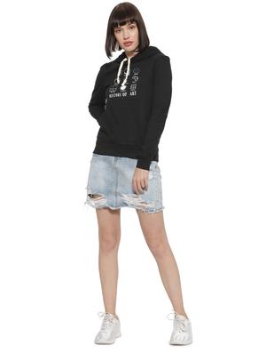 long sleeved quirky print hooded sweatshirt - 16746449 - Standard Image - 4