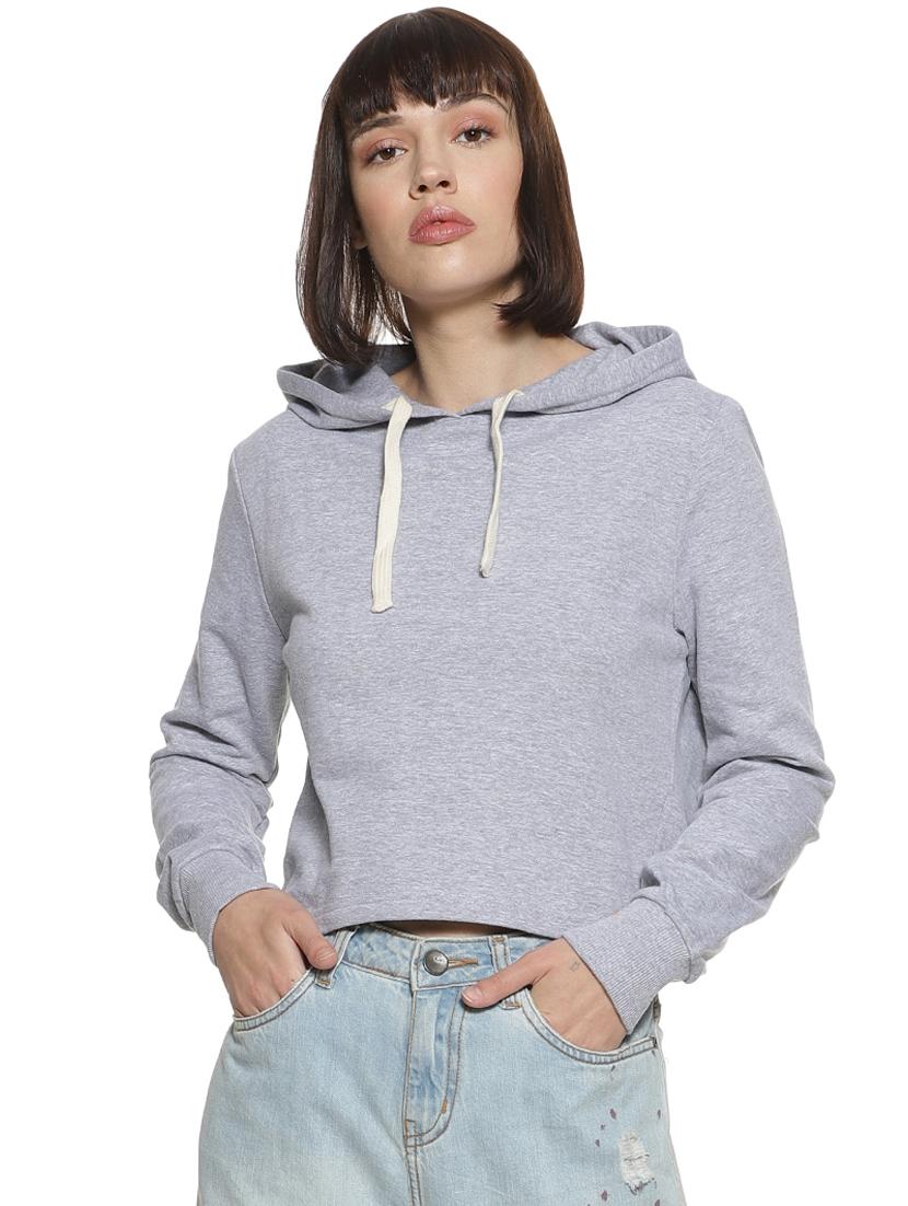 long sleeved hooded sweatshirt - 16746460 - Zoom Image - 1