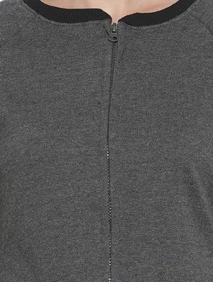 raglan sleeved solid jacket - 16746466 - Standard Image - 5