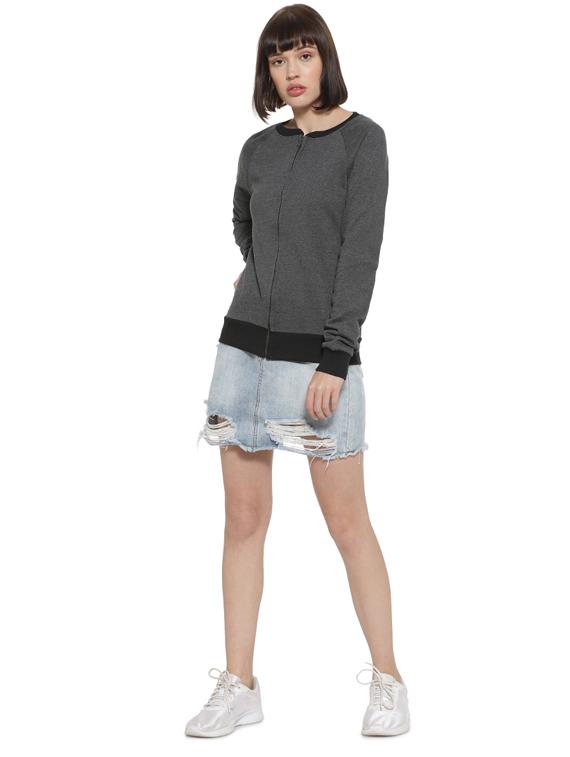 raglan sleeved solid jacket - 16746466 - Zoom Image - 4