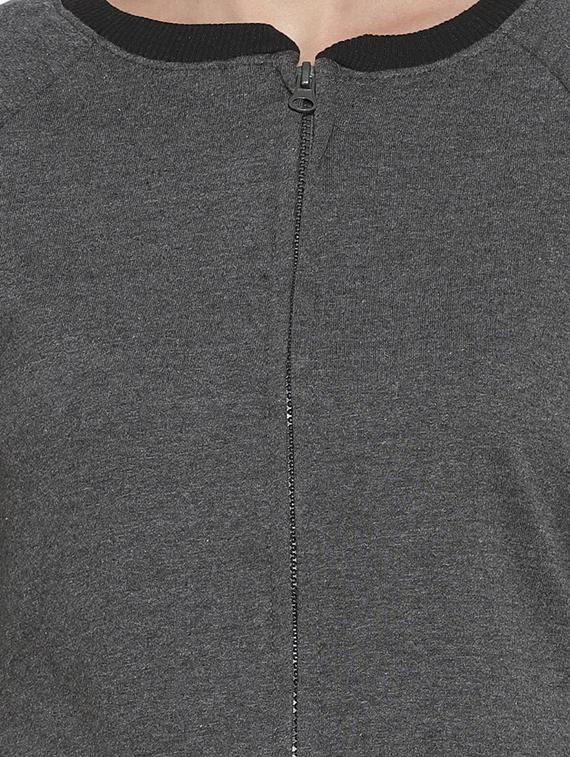 raglan sleeved solid jacket - 16746466 - Zoom Image - 5