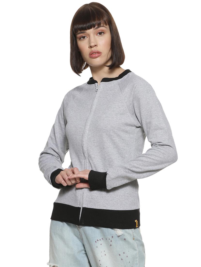 raglan sleeved solid jacket - 16746467 - Zoom Image - 1