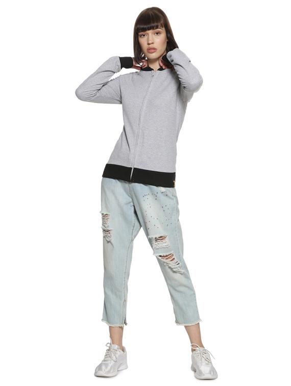 raglan sleeved solid jacket - 16746467 - Zoom Image - 4