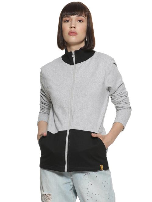 pocket detail color block jacket - 16746470 - Standard Image - 1