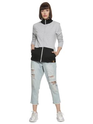 pocket detail color block jacket - 16746470 - Standard Image - 4