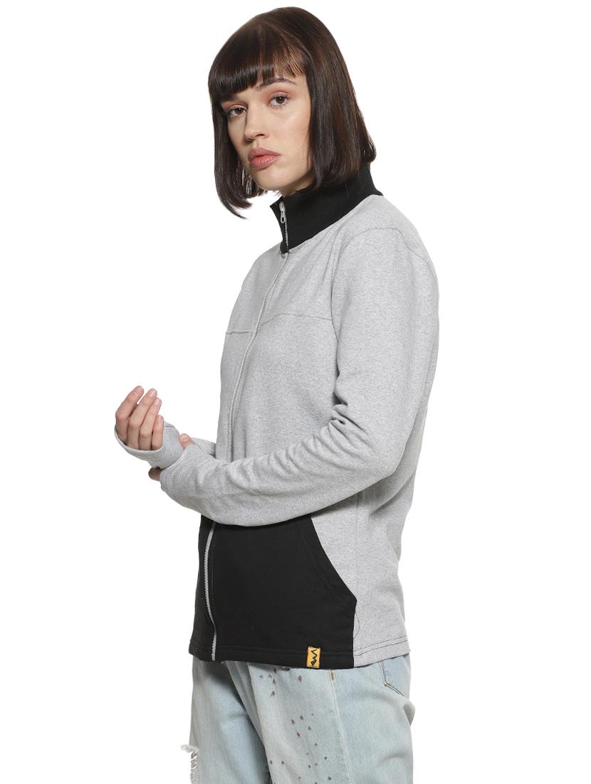pocket detail color block jacket - 16746470 - Zoom Image - 2
