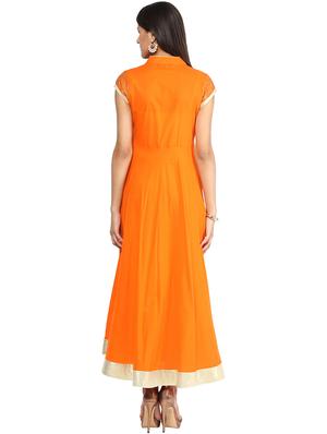 block print anarkali kurta - 16746490 - Standard Image - 3