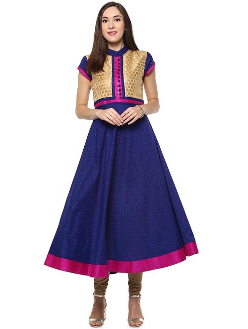 printed flared kurta - 16746513 - Standard Image - 1
