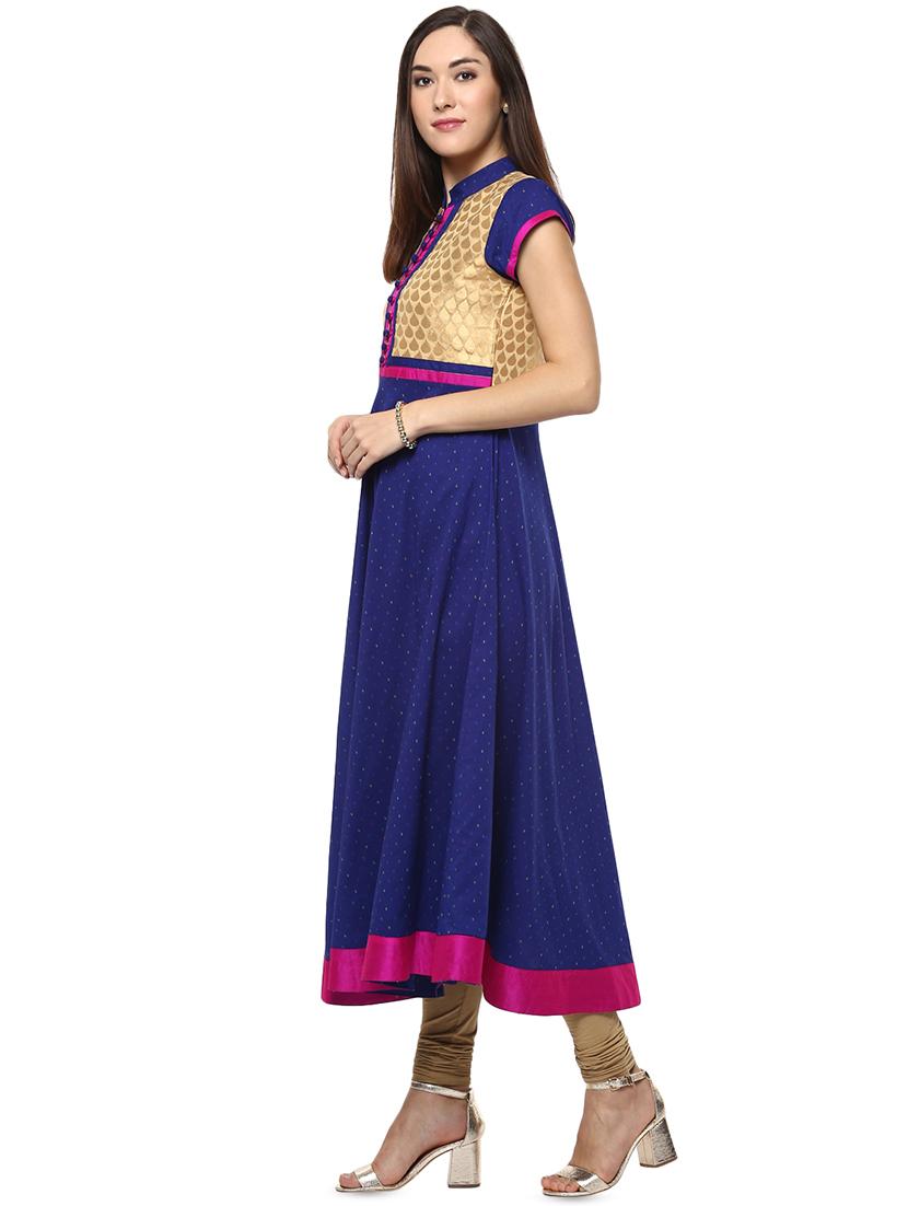 printed flared kurta - 16746513 - Zoom Image - 2