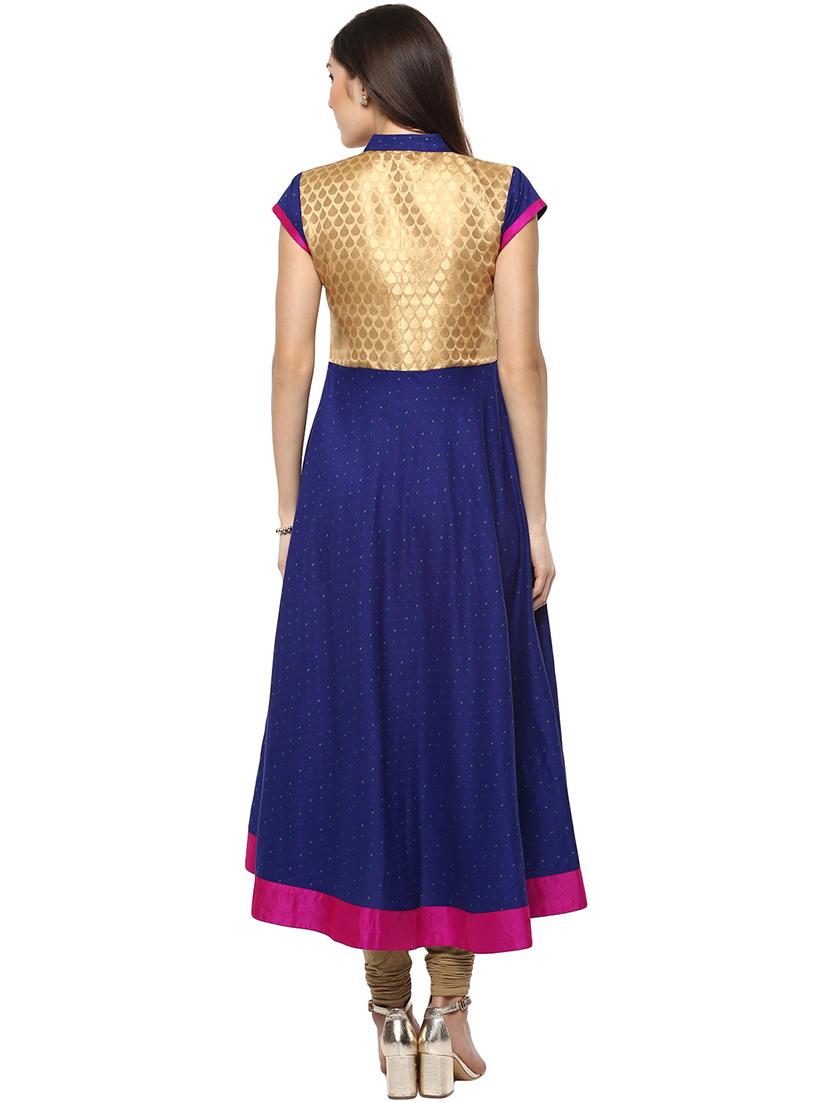 printed flared kurta - 16746513 - Zoom Image - 3