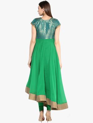 georgette anarkali kurta - 16746519 - Standard Image - 3