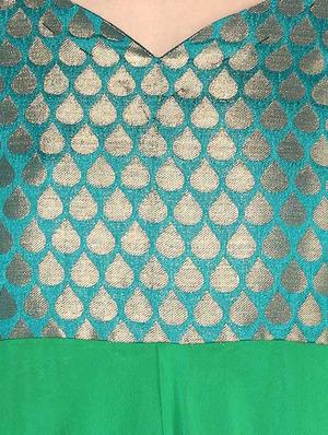 georgette anarkali kurta - 16746519 - Standard Image - 4