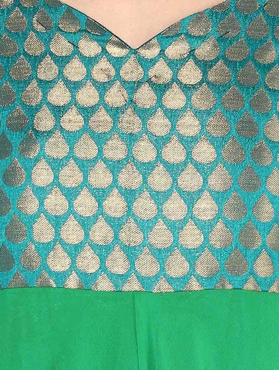 georgette anarkali kurta - 16746519 - Zoom Image - 4