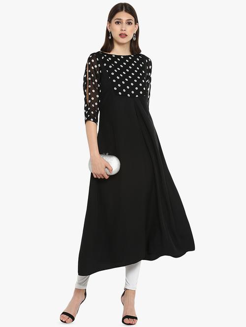 solid straight kurta - 16746548 - Standard Image - 1