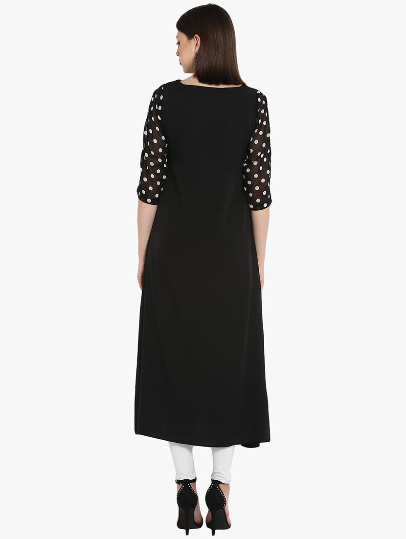 solid straight kurta - 16746548 - Zoom Image - 3