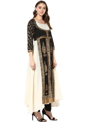 print flared kurta - 16746549 - Standard Image - 2
