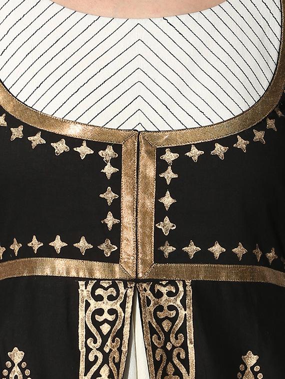 print flared kurta - 16746549 - Zoom Image - 4