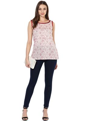 boat neck floral top - 16746559 - Standard Image - 4