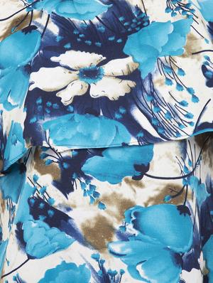 bell sleeved floral layered top - 16746626 - Standard Image - 4