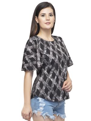 keyhole beck bell sleeved top - 16746628 - Standard Image - 2