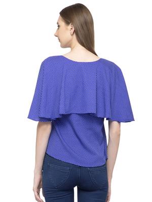 round neck pin dots layered top - 16746629 - Standard Image - 3