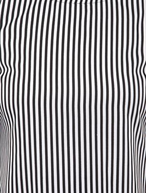 round neck bell sleeved striped top - 16746638 - Standard Image - 4