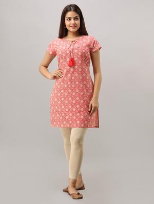floral straight kurta - 16750027 - Standard Image - 4