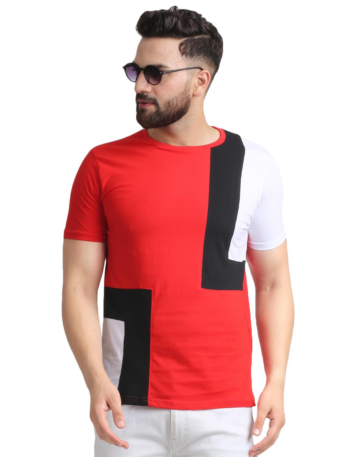 black and red combo t-shirts - 16750069 - Zoom Image - 4