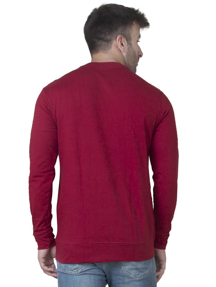 red color block sweatshirt - 16750352 - Zoom Image - 3